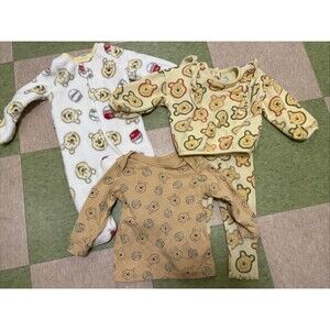 Vintage Winnie The Pooh Disney Baby Infant Clothing Lot 6 Months-24 Months 4 Pcs